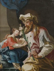 Marie et le grand prêtre Zacharie